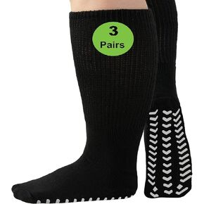 م. ورقة جوارب عريضة إضافية للأقدام المتورمة ، الجوارب لعلاج البدانة ، مستشفى الوذمة غير المصبوب من السكري. in Kuwait