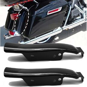 Harley Real Fender Fender Saddlebag Gap Pholler forels for Harley Touring 1993-2008 ، Electra Glide Road Glide Fltr Efi Fltri (Black)