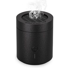 تغطية Flip Cover Cover Electric Beagens Burner ، Bakhoor Portable USB شحن موقد البخور الإلكتروني الذكي ، الموقد المنزلي للبخور (نسخة متميزة)