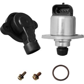 217-1806 Air Control Valve and Throttle Position Sensor, TPS Sensor IAC Control Valve Compatible with Chevy, GMC, Suburban, Tahoe, Sierra, GTO
