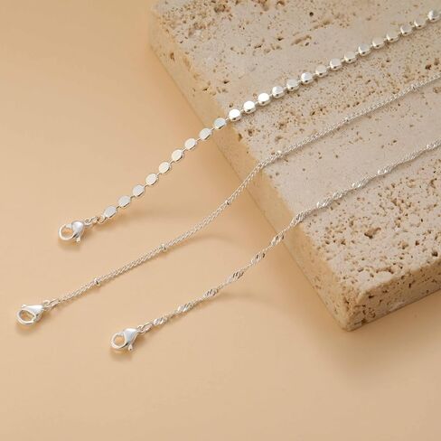 Gold Silver Ankle Bracelets for Women 14K Gold Plated Anklets for Women Waterproof Cuban Link Chain Anklets Set Non Tarnish Dainty Layered Anklet Bracelets for Women Summer Beach Jewelry Gifts in Kuwait