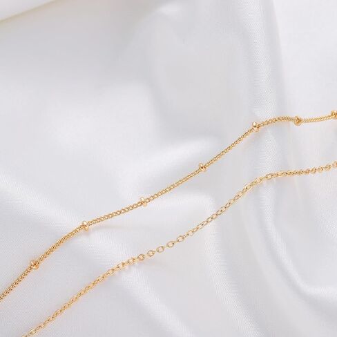 Fettero Anklet Bracelets for Women Gold Plated Dainty Waterproof Anklet Charm Bracelet Summer Beach Foot Jewelry in Kuwait