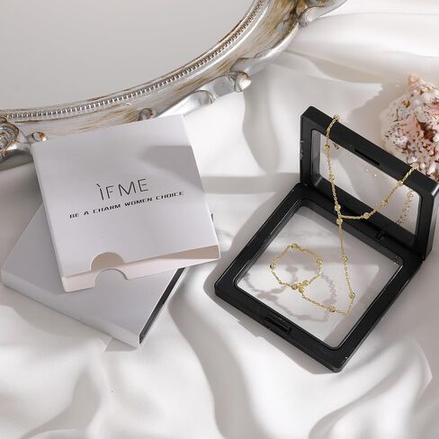 ÌF ME Hand Chain Bracelet Set 14K Gold Plated Durable Gold Bracelets for Women Adjustable Finger Bracelet Hand Jewelry with Extender Perfect for Everyday Wear Ring Bracelet Hand in Saudi Arabia