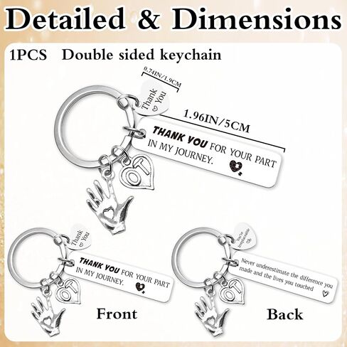 Therapy Gifts Keychain for Women Men - Thank You Keychains for OT PT Therapist, Slp Mental Health Mentor Appreciation Gift in Kuwait