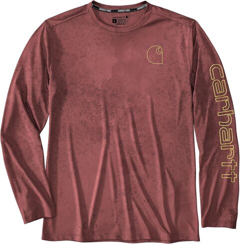 Carhartt Men's Force Sun Defender Lightweight Long-Sleeve Print T-Shirt in Saudi Arabia