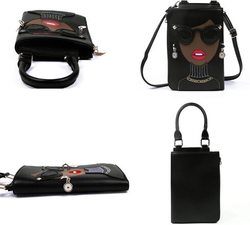 كوانغ! المرأة الجدة سيدة الوجه أكياس الكتف غير تقليدي PU الجلود أعلى مقبض حقيبة اليدين حقيبة حقيبة القابض للنساء in Kuwait