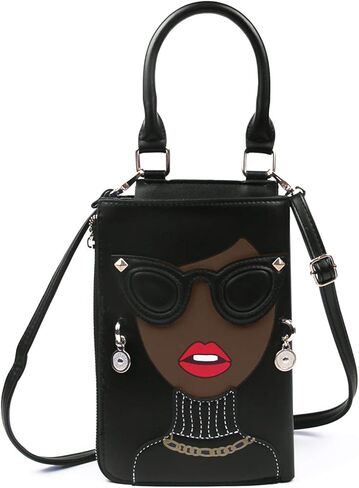 كوانغ! المرأة الجدة سيدة الوجه أكياس الكتف غير تقليدي PU الجلود أعلى مقبض حقيبة اليدين حقيبة حقيبة القابض للنساء in Kuwait