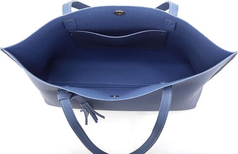 Women Tote Bags Top Handle Satchel Handbags PU Faux Leather Tote Bag with Tassel Shoulder Purse in Saudi Arabia