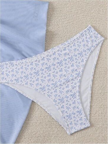 Soly Hux Girl's Summer Swimsuit Set Triangle Triangle Bikini مجموعة مع تنورات على شاطئ البحر in Saudi Arabia