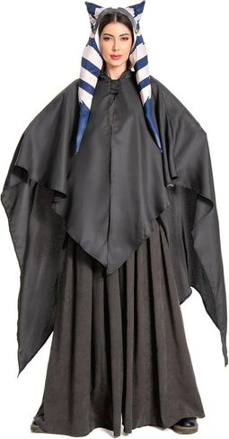Womens Knight Cloak Warrior Cape Robe Halloween Cosplay Costume for Adult in Saudi Arabia