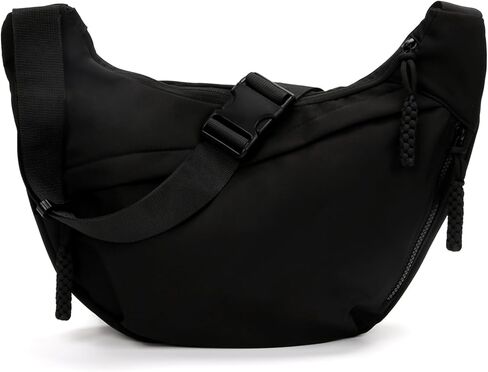 Crescent Crossbody Bags for Women and Men Nylon Luna bag Moon Hobo Purses Slouchy Dumpling Bag Canvas Shoulder Bags in Kuwait