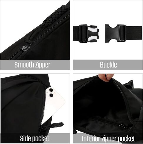 Crescent Crossbody Bags for Women and Men Nylon Luna bag Moon Hobo Purses Slouchy Dumpling Bag Canvas Shoulder Bags in Kuwait