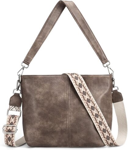 VONAL Hobo Crossbody Bags for Women, Vegan Leather Purses Shoulder Handbags for women PU leather Tote Bags Everyday Purse in Kuwait