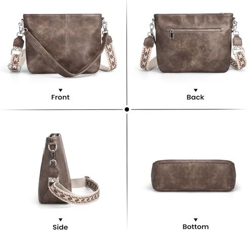 VONAL Hobo Crossbody Bags for Women, Vegan Leather Purses Shoulder Handbags for women PU leather Tote Bags Everyday Purse in Kuwait
