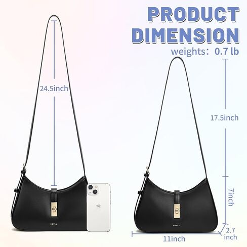 Keyli Crossbody Shoulder Bag for Women, Purses for Women Fashion Vegan Leather Handbags Hobo Bags with Adjustable Strap in Kuwait