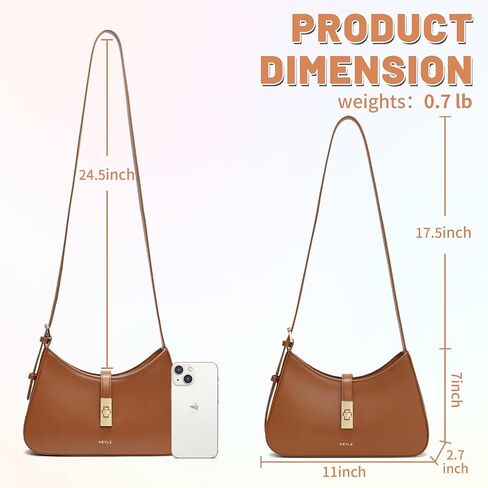 Keyli Crossbody Shoulder Bag for Women, Purses for Women Fashion Vegan Leather Handbags Hobo Bags with Adjustable Strap in Kuwait