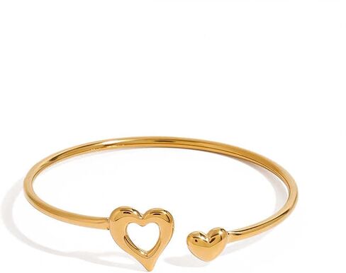 Gold Plated Statement Bangle Bracelets for Women Multiple Options Open Cuff Bracelet Trendy Jewelry in Kuwait