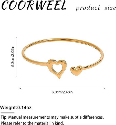Gold Plated Statement Bangle Bracelets for Women Multiple Options Open Cuff Bracelet Trendy Jewelry in Kuwait