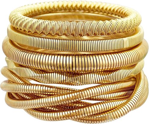 ybmycm 5pcs أساور الذهب الأساور للنساء سوار chunky strett in Kuwait