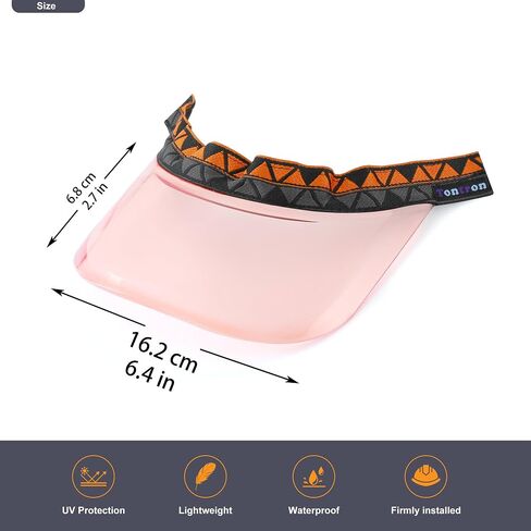 Tontron Colourvisor Removable Helmet Visor | Helmet Brim (Black) in Saudi Arabia