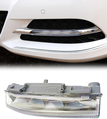 Fog Light LED Daytime Running Light DRL Lamp Compatible with 2012-2014 Mercedes Benz C Class W204 C250 C300 C350, E Class W212 E350 E63AMG(Driver Side OE#2049068900(Left)) in Saudi Arabia