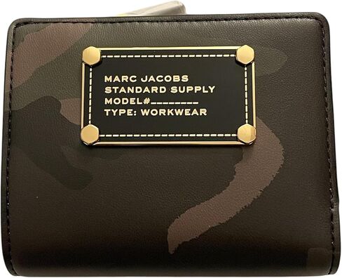 Marc Jacobs Workwear Mini Compact Bifold CC Wallet (Petal Pink) in Saudi Arabia
