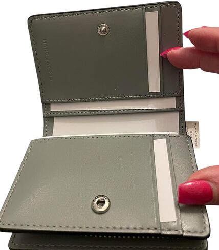 Marc Jacobs Workwear Mini Compact Bifold CC Wallet (Petal Pink) in Kuwait