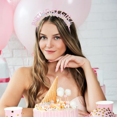 تاج عيد ميلاد الكافيتي للنساء والفتاة ، عيد ميلاد سعيد عيد ميلاد فتاة تاج للنساء هدية عيد ميلاد in Kuwait