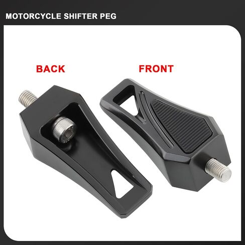 كعب أخمص القدمين أوتاد فانتوم فانتوم رافعة الرافعة ل Harley Touring Road King Street Glide Sportster 883 Dyna Street Bob Softail Fat Boy Slim Breakout Universal (Black) in Kuwait
