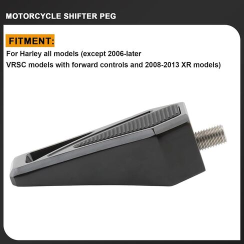 كعب أخمص القدمين أوتاد فانتوم فانتوم رافعة الرافعة ل Harley Touring Road King Street Glide Sportster 883 Dyna Street Bob Softail Fat Boy Slim Breakout Universal (Black) in Kuwait