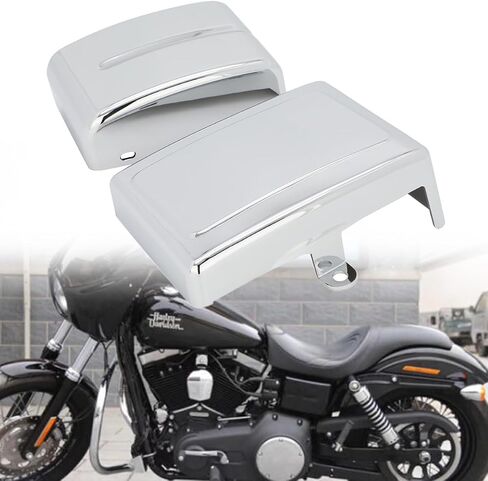 Battery Side Fairing Cover for Harley Dyna Fat Bob, Super Glide, Wide Glide, Switchback 2012-2017 / Street Bob 2013-2014, Gloss Black in Saudi Arabia