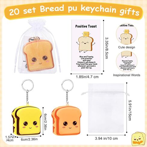 Squishy Stress Relief Keychain with Positive Cards Employee Appreciation Gifts Back to School Gifts for Students in Saudi Arabia