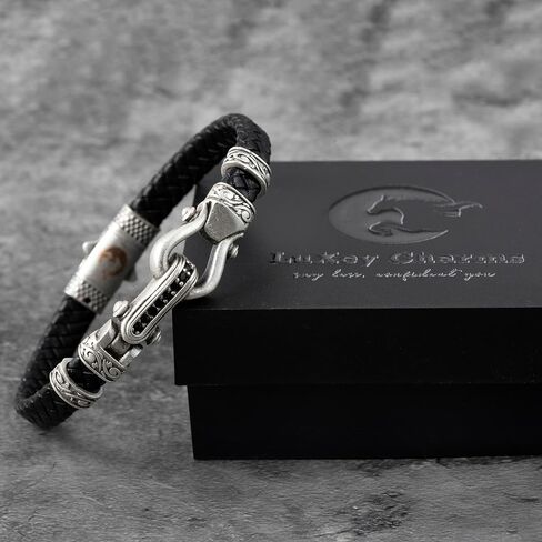 Leather Bracelets Personalized gifts for Men and boyfriend Personalized Gifts in Saudi Arabia