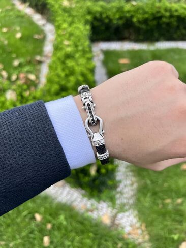 Leather Bracelets Personalized gifts for Men and boyfriend Personalized Gifts in Saudi Arabia