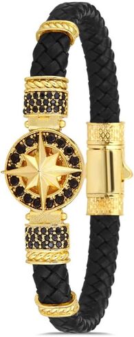 Leather Bracelets Personalized gifts for Men and boyfriend Personalized Gifts in Saudi Arabia