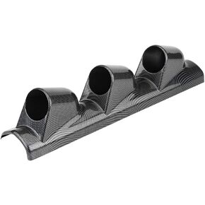 Acouto Gauge Mount Pod Gauge Bracket Holder Universal Heavy Duty Racing Sport Meter Gauge Pillar Mount Pod Holder(Triple Hole)