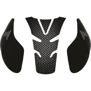 3D Motorcycle Carbon Fiber Vinyl Gel Gas Tank Pad Protector Decal and Sticker Tankpad. (New Generation Silicone-Based Adhesive)