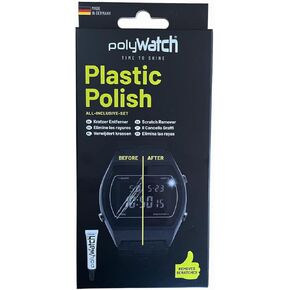 مجموعة PolyWatch الكل شاملة ، وإزالة الخدش ، تتضمن 5 مل. أنبوب polywatch ، قطعة قماش للساعات القديمة والحديثة لإزالة الخدوش على زجاج الأكريليك ، ودليل خطوة بخطوة