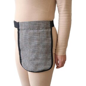 Urinary Catheter Bag Holder with Belt, Urinary Catheter Bag Holder with Adjustable Strap, Soft Fabric Catheter Bag Holder Easy to Use, Safe and Concealed, Urinary Bag Holder for Wheelchair and Bed