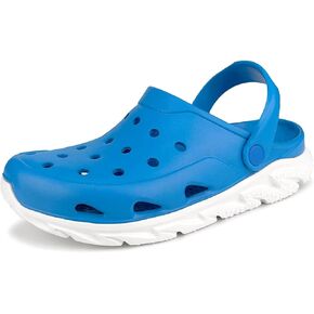 Men and Women's Garden Clogs with Arch Support, Unsex Lightweight Slip on Mule with Doule Color,No Slip Slide Sandle for Outdoor, Beach, Garden, Pool, Indoor