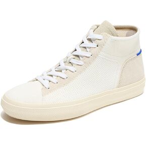 Rothy's the High Top ، حذاء رياضة للرجال للمشي والراحة غير الرسمية ، مصنوع من زجاجات بلاستيكية معاد تدويرها وآلة قابلة للغسل