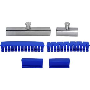 Car Pulling Bridge Dent Repair Tools, Auto Body Repair Kit Dent Puller, 6pcs/Set Paintless Glue Puller Tabs, Long Dent Removal Kit, Teeth-Shaped Nylon Kit Tools Puller Tabs