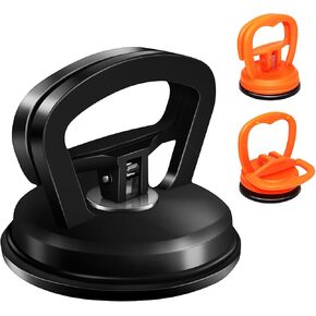 3 PCS Car Dent Puller, Dent Puller, Car Dent Removal Kit Suction Cup Car Dent Remover Tools for Car Dent Repair, Glass, Screen, Tiles & Objects Moving (1 Black+2 Orange)