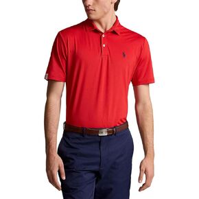 POLO RALPH LAUREN Mens Performance Polo Shirts (Polo2000 Red,M)