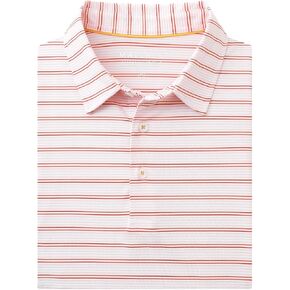 M MAELREG Mens Golf Shirts Dry Fit Moisture Wicking Performance Sports Short Sleeve Striped Collared Polo Shirts for Men