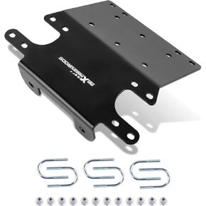 maXpeedingrods Winch Mount Plate for Honda Foreman TRX450FE ES / TRX450FM S 1998-2004 Winch Mount Bracket for TRX400FW 4x4 1995-2003 Winch Mounting Kit