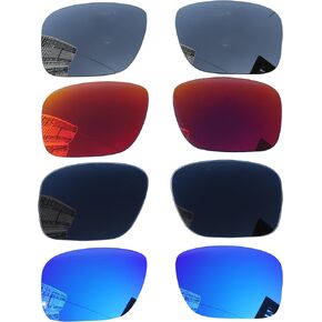 Acefrog 4 Pairs Polarized Replacement Lenses for Oakley Holbrook OO9102 Sunglasses, Perfectly Fit, Impact Resistant, Anti-scratch, Women's Lenses, Value Pack