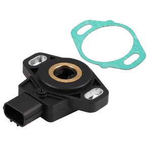 X AUTOHAUX Black Car Throttle Position Sensor Replacement 16402-RAA-A01 for Honda Civic 2002-2004 for Acura RSX 2002-2006
