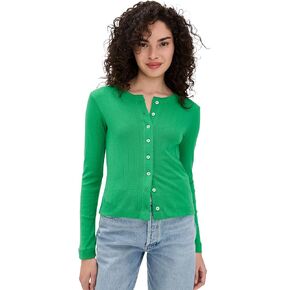 Leset Women's Classic Pointelle Cardigan