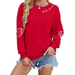MYHALF Tis The Season Shirt Womens Baseball Mom Sweatshirt Casual Baseball Heart Sweaters Crewneck Game Day Pullover Tops